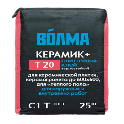 Клей плиточный С1 "Волма-Керамик+" 25 кг