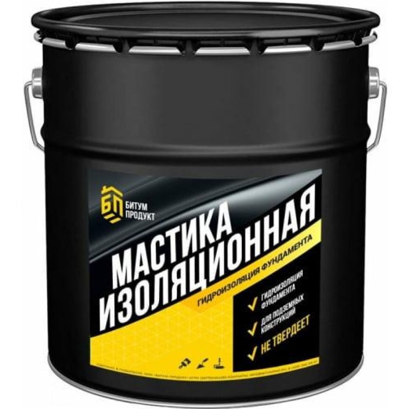 мастика изоляционная МБИ 15 кг Битум продукт